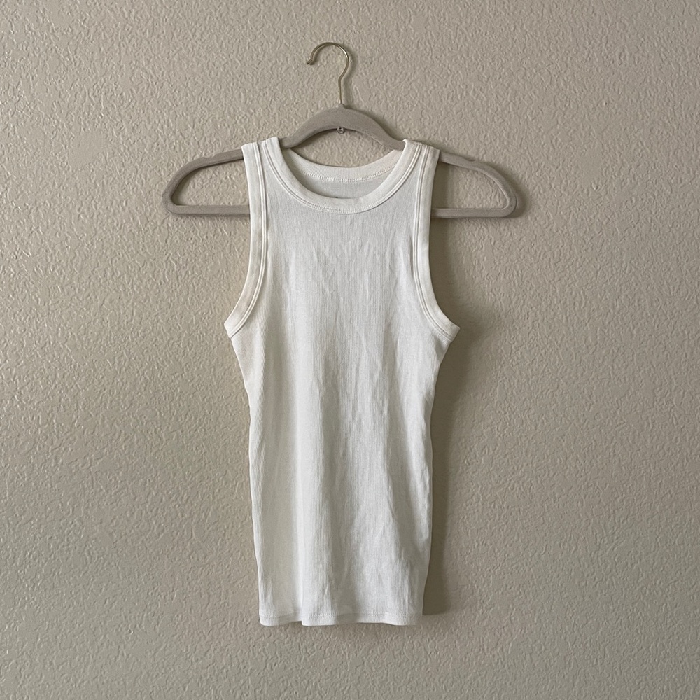 a new day Ribbed Tank Top Scoop Tee Staple Wardrobe